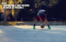 篮球运球教学基本功零基础女生,篮球8-10岁原地运球基本功