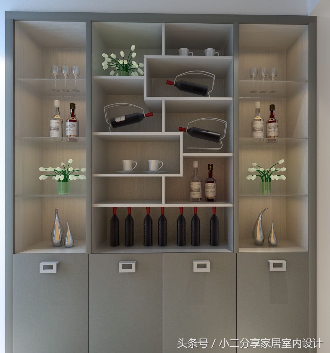 好看的酒柜图片2019中式,好看的酒柜装修效果图