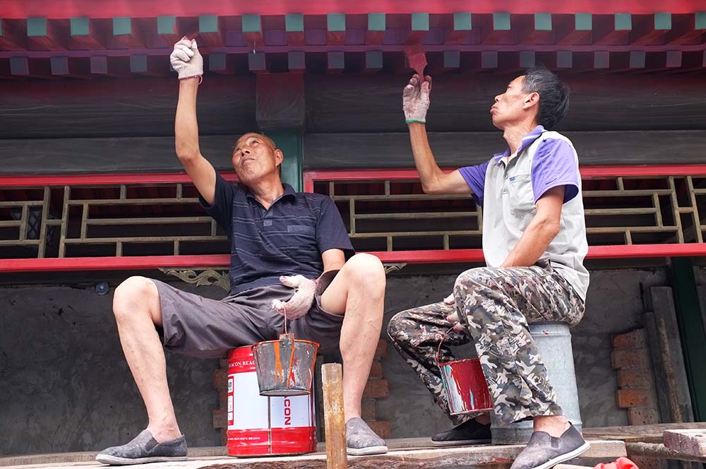 大悲禅院夜景,大悲禅院内部图片