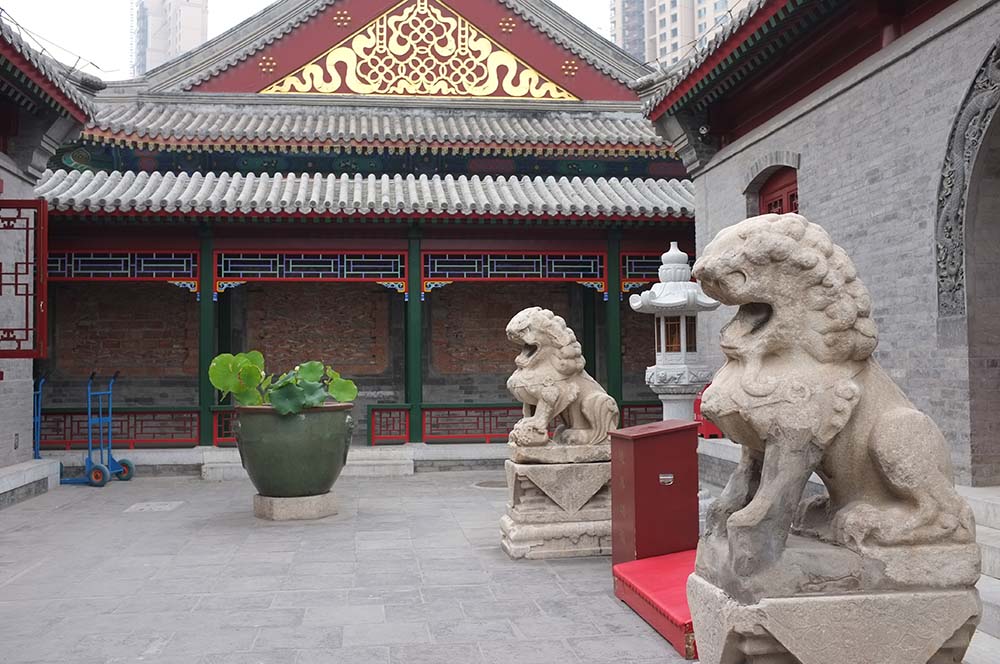 大悲禅院夜景,大悲禅院内部图片