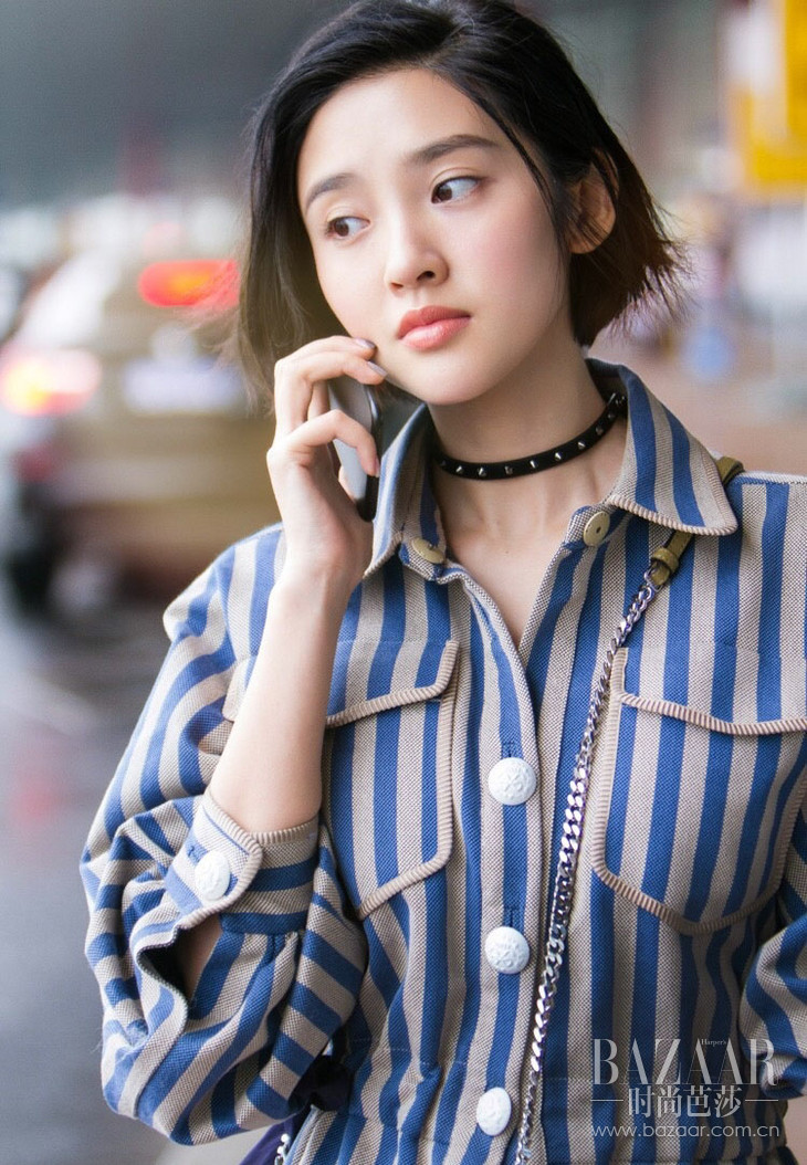 唐艺昕有刘海的短发,唐艺昕短发造型get