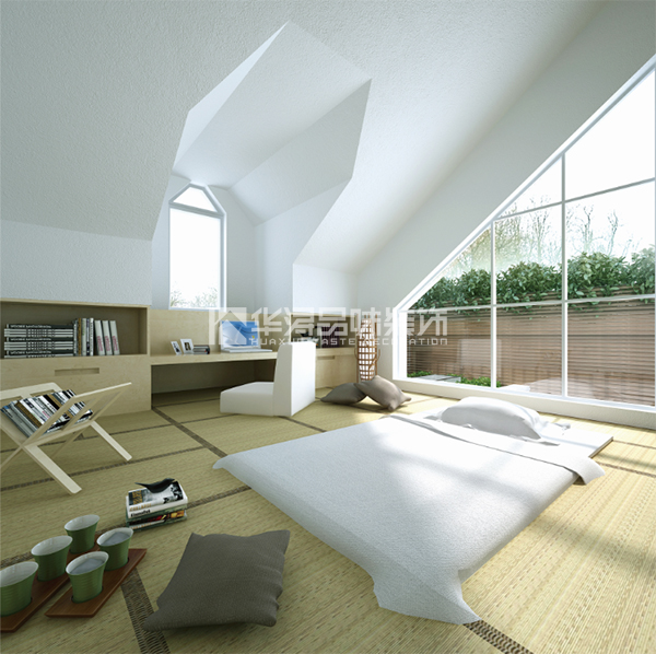 连廊天井南北通透,采光天井连通客厅