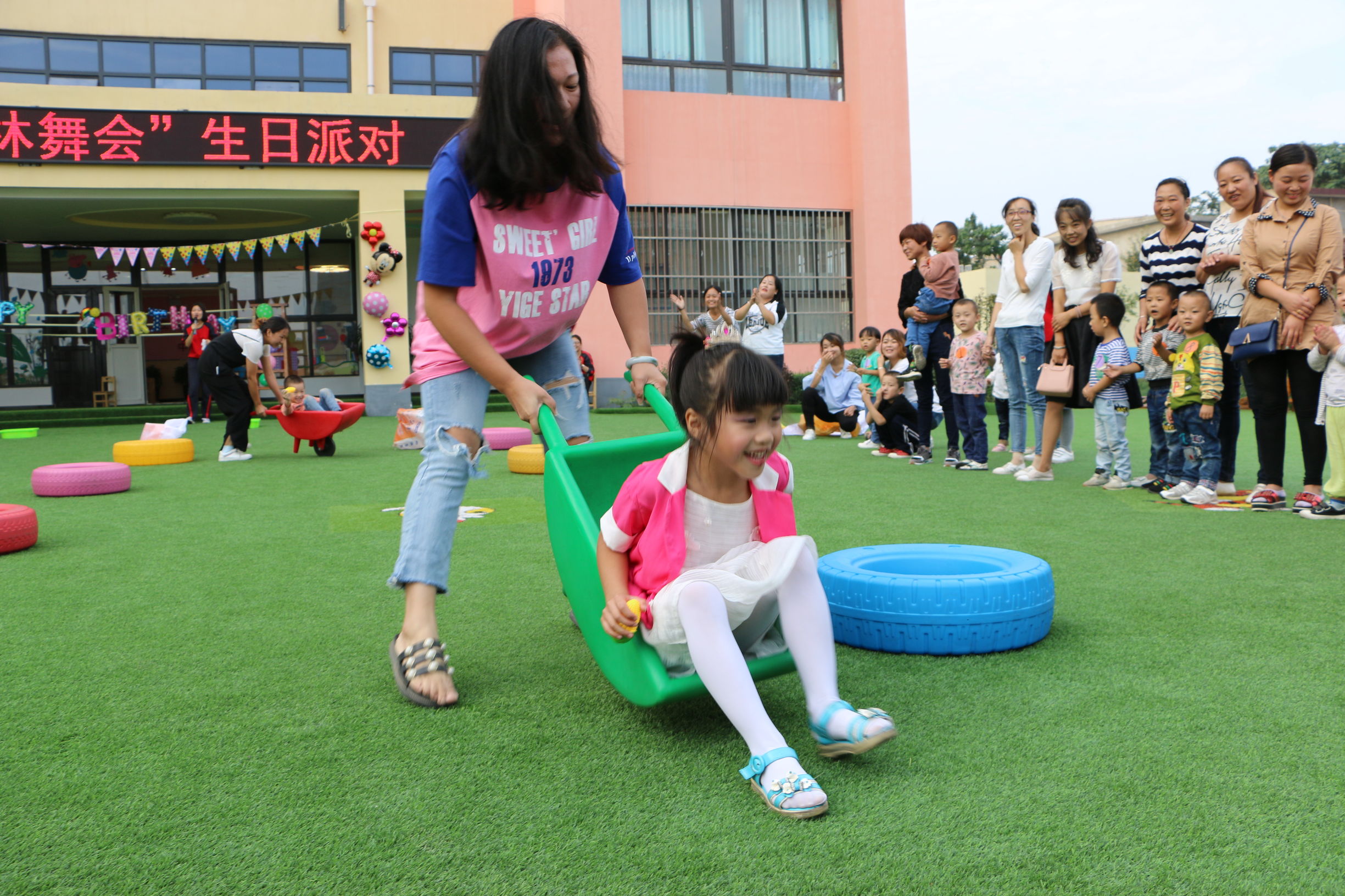 富平：庄里试验区中心幼儿园“森林舞会”主题生日派对