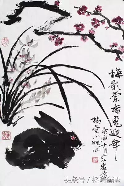 痴迷画画，除了教书就是水墨画