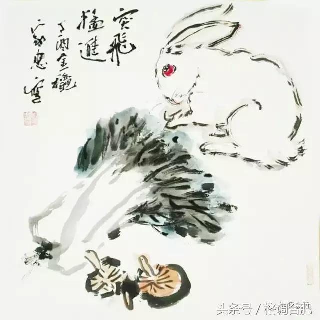 痴迷画画，除了教书就是水墨画