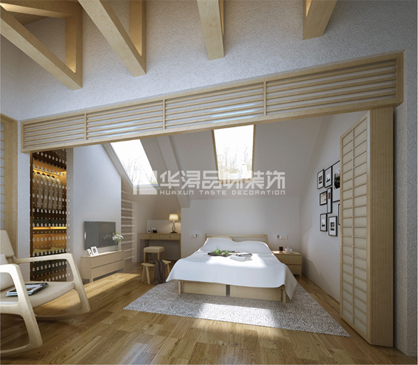 连廊天井南北通透,采光天井连通客厅