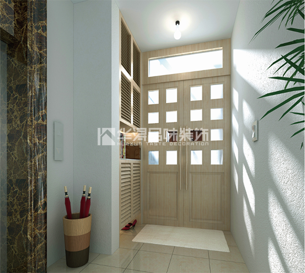 连廊天井南北通透,采光天井连通客厅