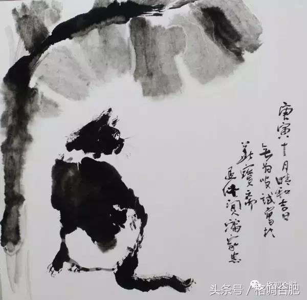 痴迷画画，除了教书就是水墨画