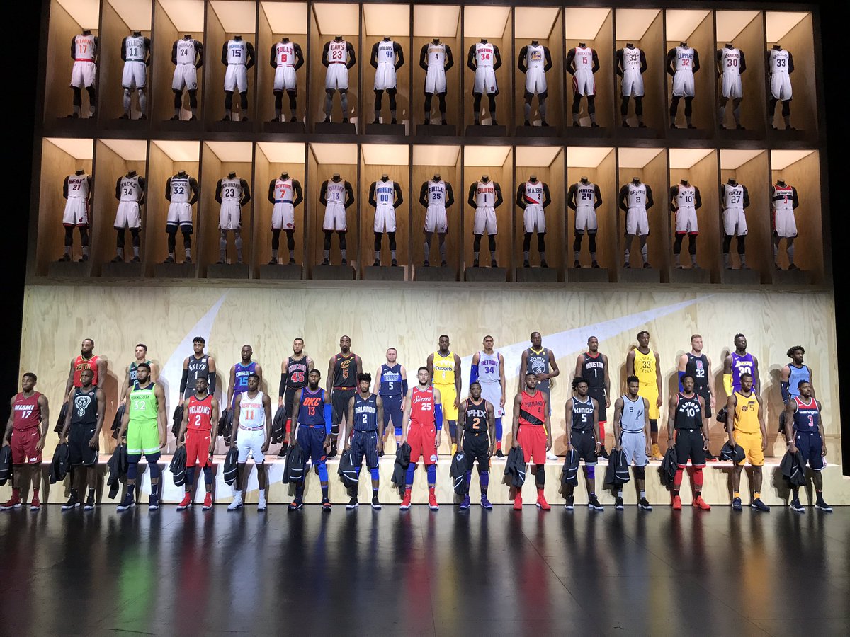nba耐克球衣发布会,nba官方公布新赛季城市版球衣