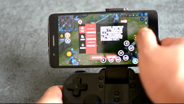 北通p1手柄测试,王者光荣双按键手柄一键连招神器