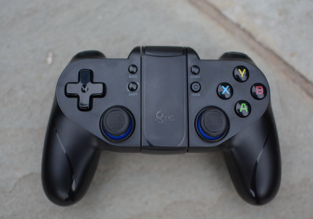 北通p1手柄测试,王者光荣双按键手柄一键连招神器