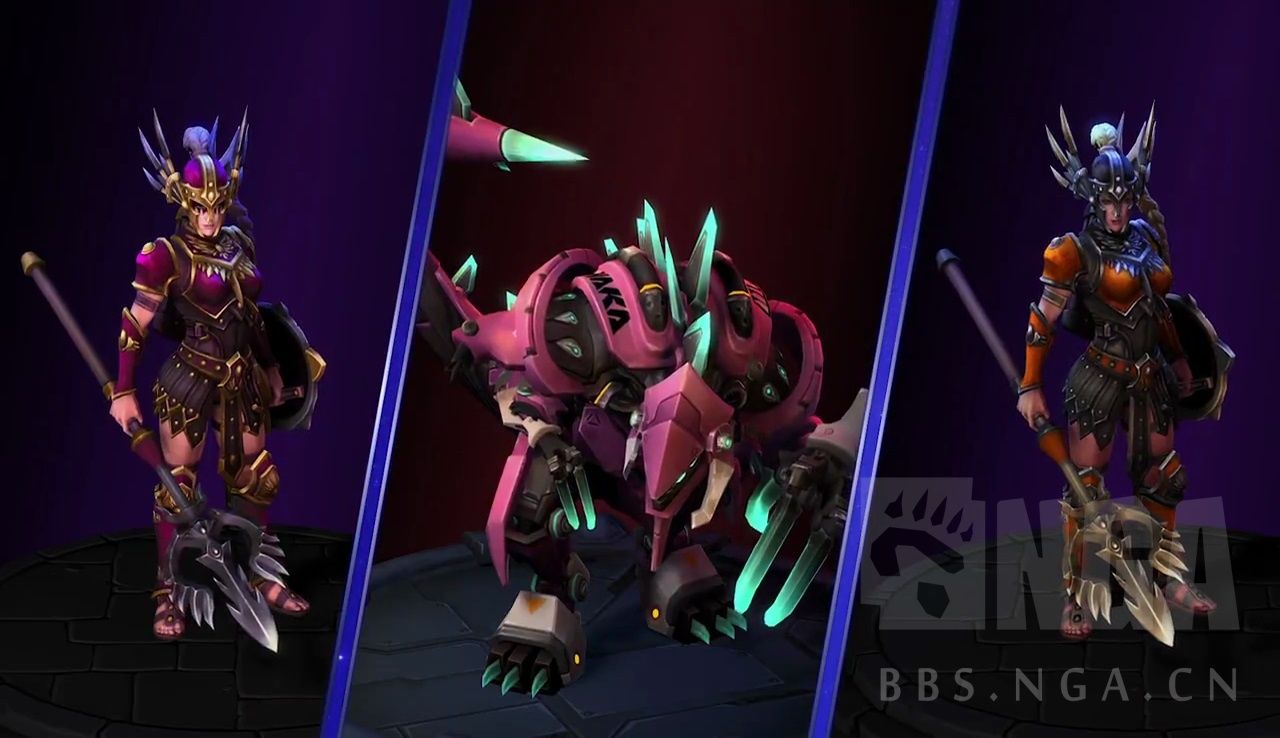 风暴英雄7月新英雄,风暴英雄死亡之翼全皮肤预览图片