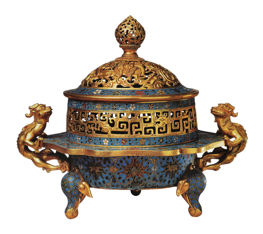 清三代珍品掐丝珐琅器汇编,清代掐丝珐琅器图真品