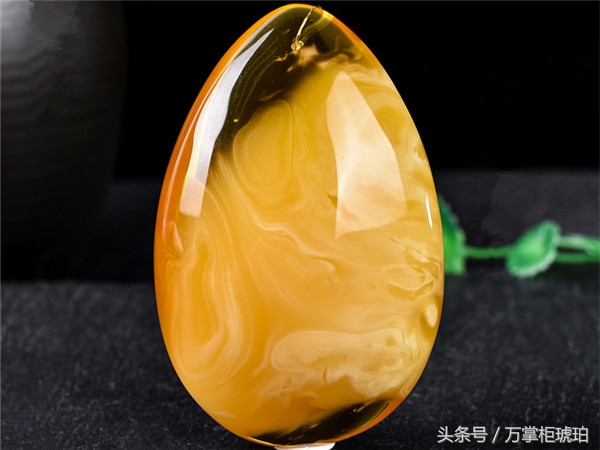 蜜蜡流淌纹和搅动纹的样子,琥珀蜜蜡流淌纹鉴别