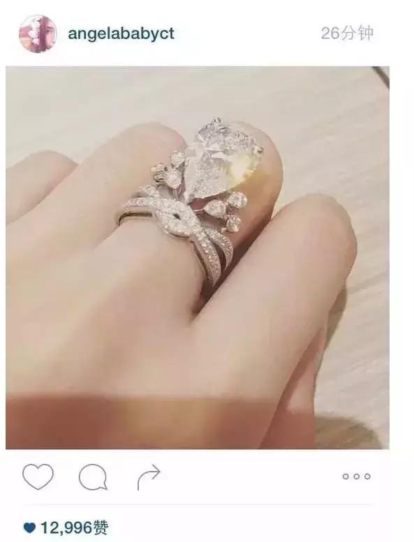 范冰冰的钻戒有多大,范冰冰钻戒有多大