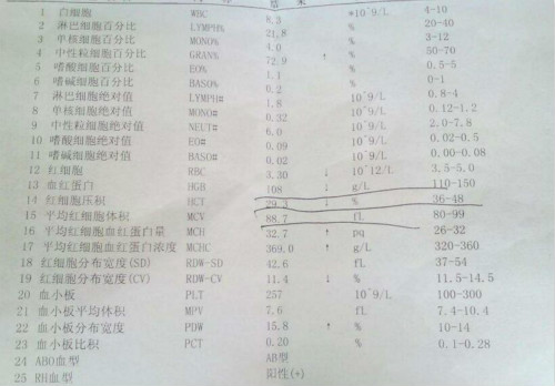 孕检彩超的指标都指的什么,怎么看孕检报告指标是否正常