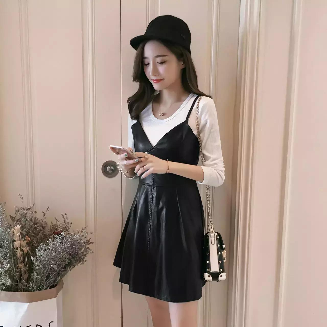 吊带连衣裙叠衣法,吊带连衣裙套装减龄