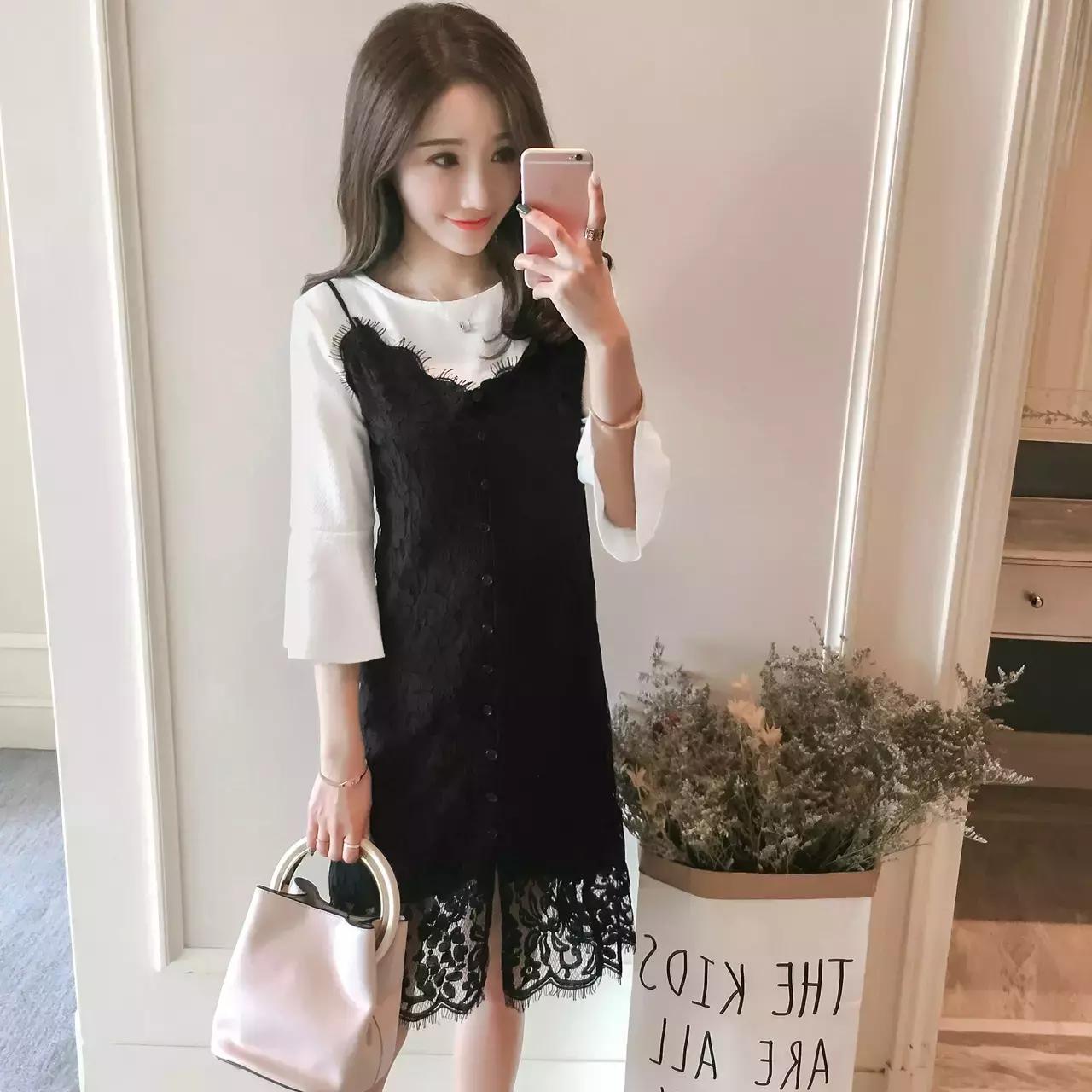 吊带连衣裙叠衣法,吊带连衣裙套装减龄