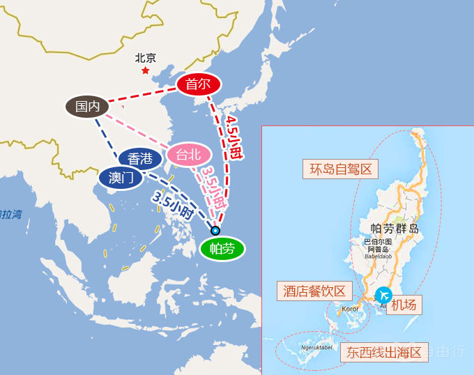 帕劳出海自由行,帕劳坐船旅游攻略