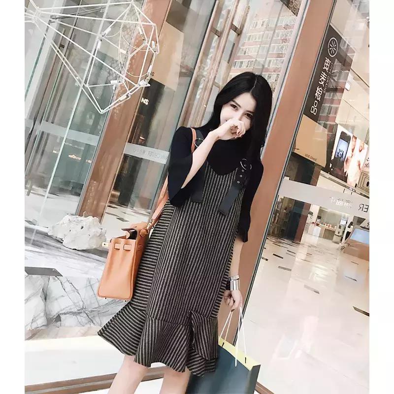 吊带连衣裙叠衣法,吊带连衣裙套装减龄