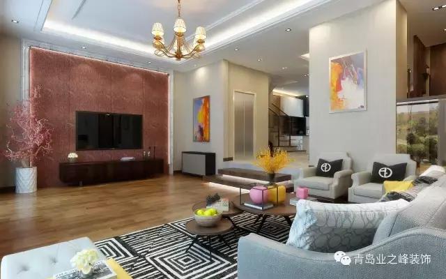 青岛别墅设计现代轻奢,青岛中式别墅小户型