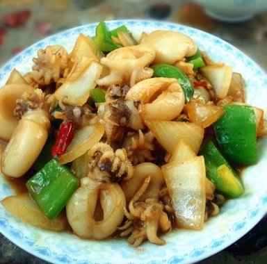 墨鱼嘴怎么炒好吃,墨鱼花炒什么好吃