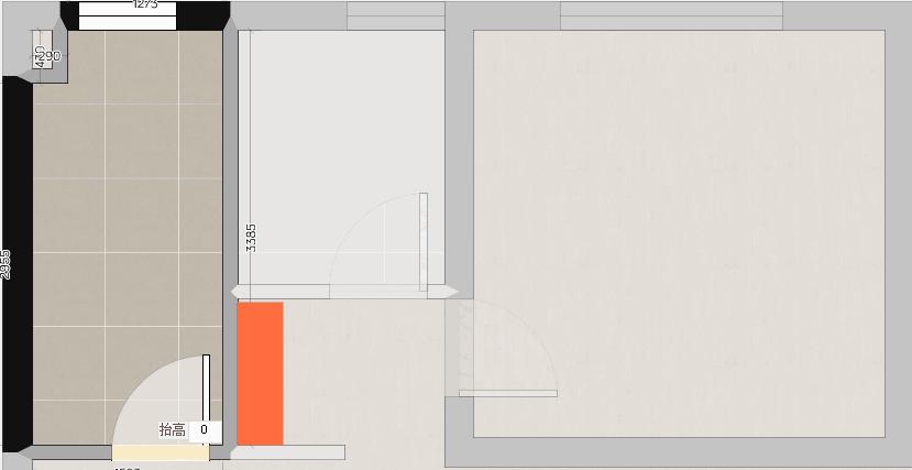 干区洗手台镜子对着房门怎么设计,干区镜子对着卧室门怎么化解