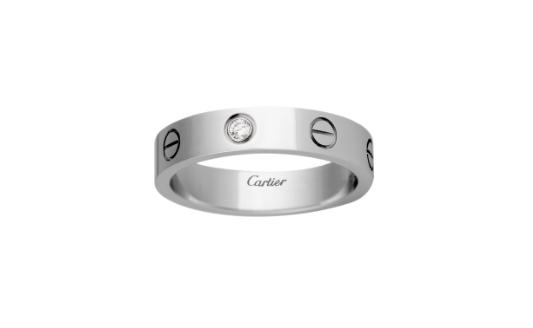 cartier卡地亚男女对戒,cartier满钻对戒