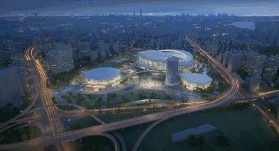 徐家汇体育公园效果图,徐家汇体育公园