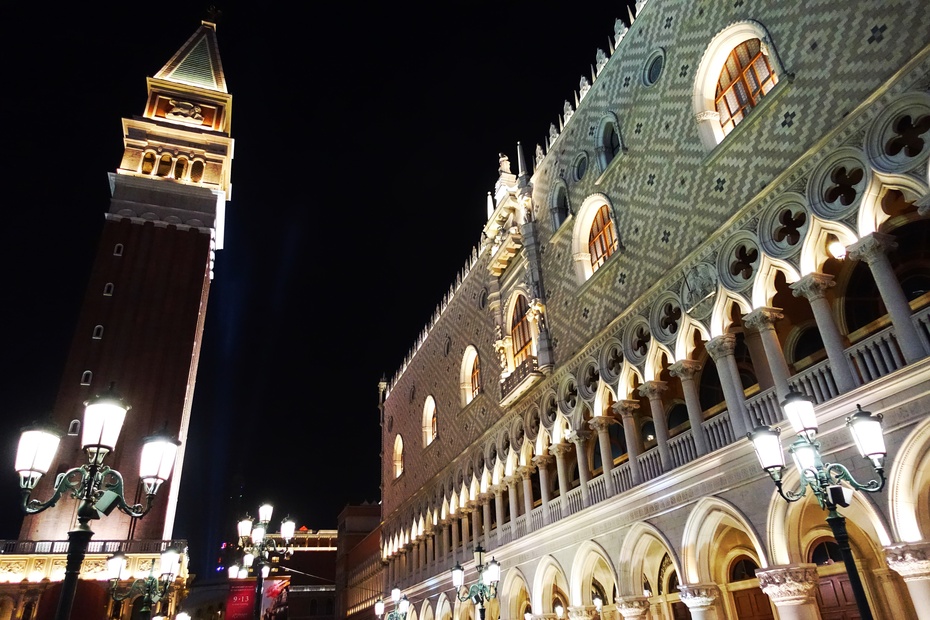 澳门威尼斯金碧辉煌吗,澳门威尼斯人金碧辉煌的大堂长廊