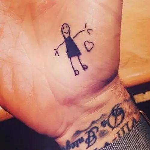 贝克汉姆身上的中文纹身写的什么,贝克汉姆纹身中文是什么字