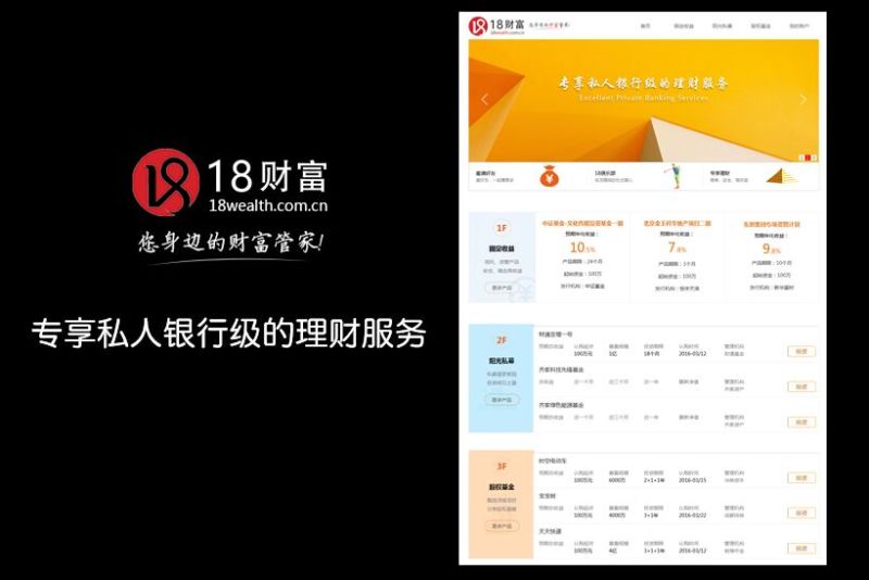 18财富：智能在线理财平台