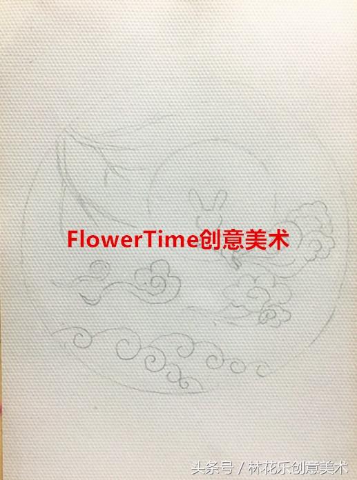 情满中秋素描,水粉画教程简单8-12岁秋天