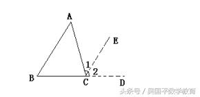 三角形内角和180度的证明动画,毕达哥拉斯如何证明三角形内角和