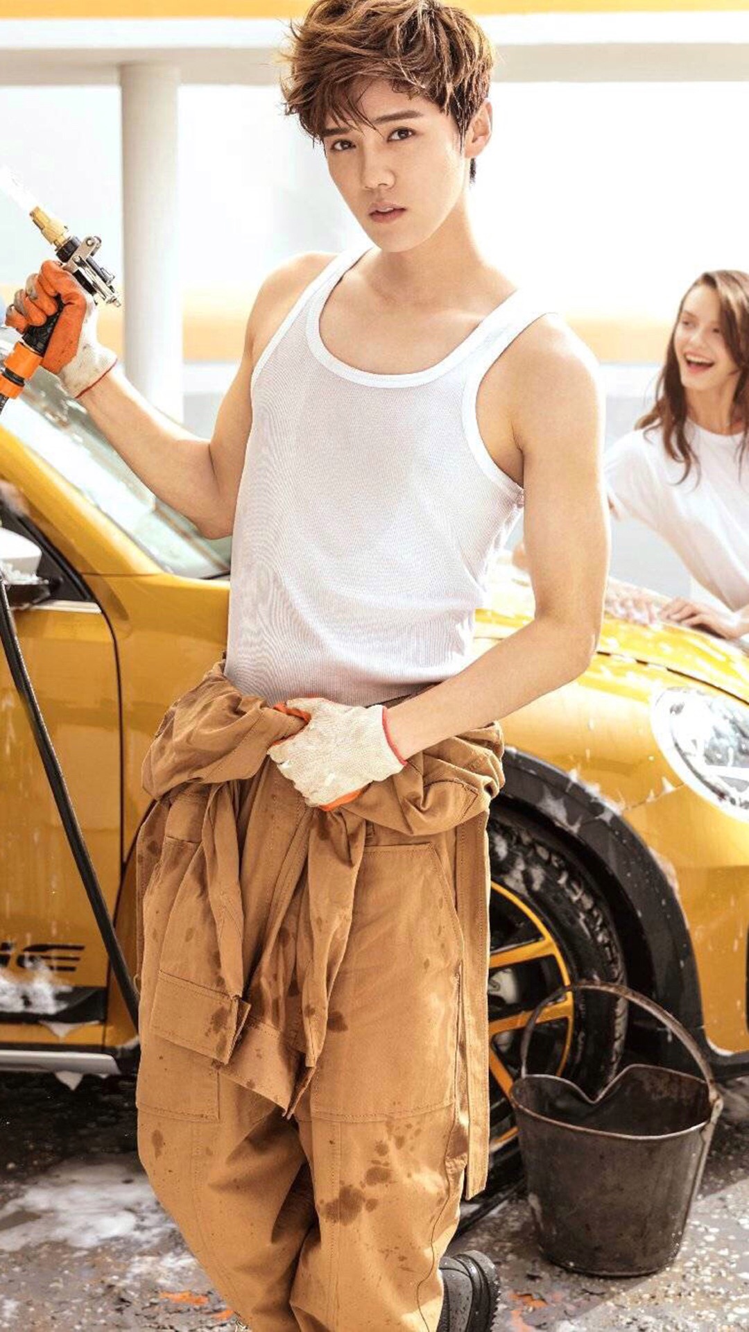 鹿晗高清手机壁纸大图,鹿晗高清壁纸2017卡通