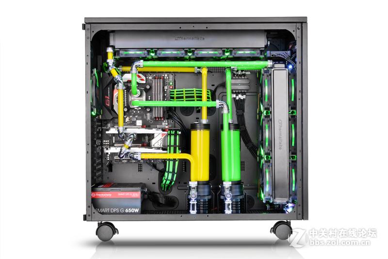 tt100机箱分体式水冷,ttw100机箱评测