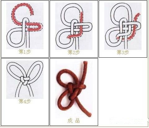 手工串珠中国结福字的编法教程,中国结扣子编法慢动作