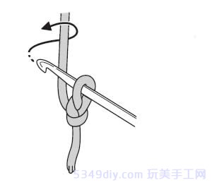 钩针平针锁针织法,钩针短针加针教程