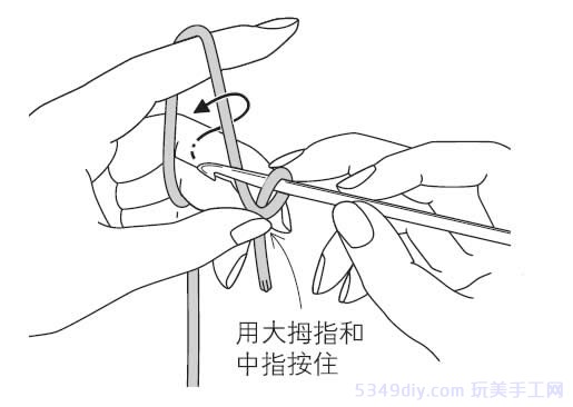 钩针平针锁针织法,钩针短针加针教程