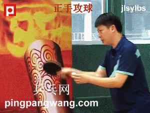 乒乓球横板正手攻球教学,乒乓球横板正手攻球基本功