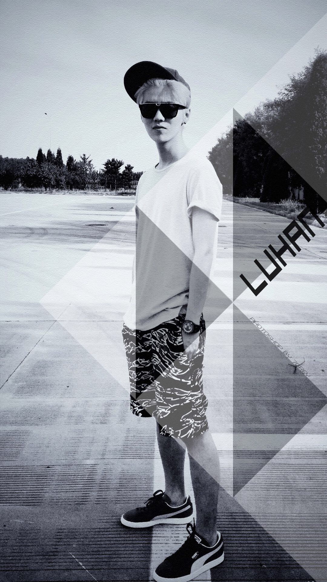 鹿晗高清手机壁纸大图,鹿晗高清壁纸2017卡通