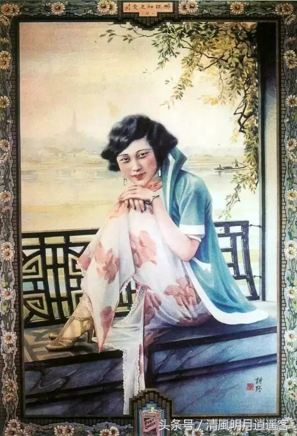 民国香烟广告美女图片,民国时期的烟广告美女