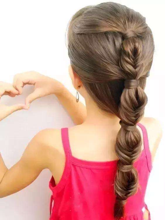 生宝宝前宝妈编发图片欣赏,宝妈直播长发简单编发视频