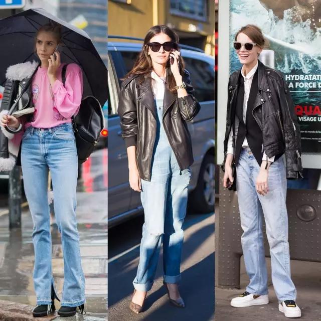 青年秋冬皮夹克穿搭,中长款皮夹克怎么穿才好看