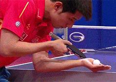 逆旋转发球教学视频慢动作张继科,张继科霸王拧教学直拍