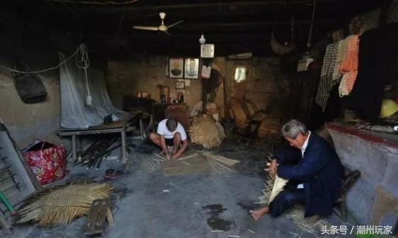 竹器怀旧老物件,民间传统工艺竹椅