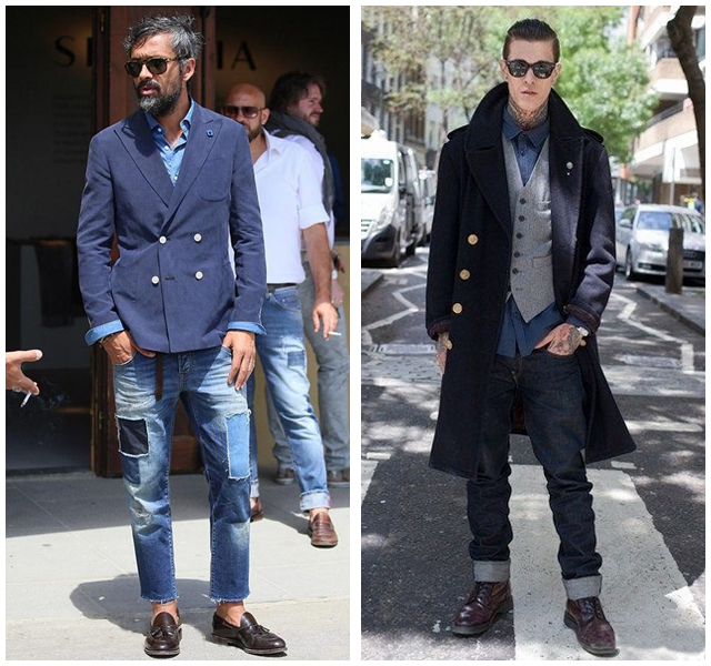 牛仔衬衫怎么搭配才能时髦又有型,牛仔衬衫整个穿搭都变得更高级了