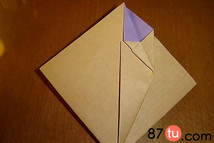 花折纸教程铃兰,铃兰折纸花花教程