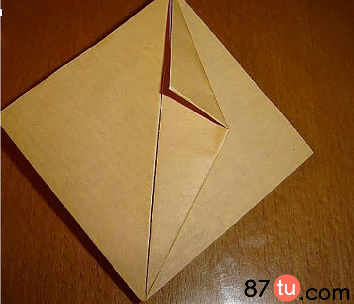 花折纸教程铃兰,铃兰折纸花花教程