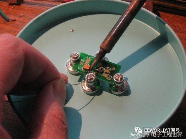 pcb手工贴片焊台,自制焊接360度旋转工作台